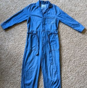 H&M Denim Jumpsuit Sz 10